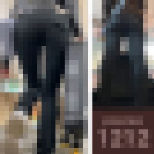 【1212】なにげにパワフル！エレベーター？そんなの待ってられないです！ピチピチ黒スキニーパンツ女子 サンプル画像