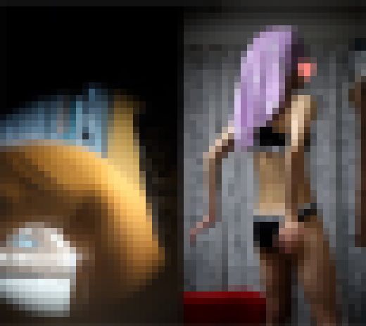 モデル体型のお姉さんによる全裸ウォーキング。風呂上がりのオ◯ンコとアナルが丸見えです。　サンプル画像2