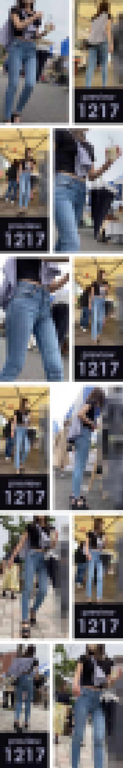 【1217】研ぎ澄ませ!己の空間認識能力!キレイなお姉さん360度舐め回し粘着!ピチピチスキニージーンズ女子 サンプル画像2