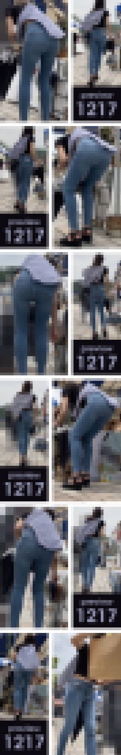 【1217】研ぎ澄ませ!己の空間認識能力!キレイなお姉さん360度舐め回し粘着!ピチピチスキニージーンズ女子 サンプル画像3