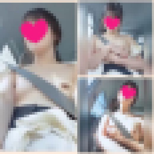 【露出ドライブ】スタイル抜群な裸体を見せつけながらドライブに出発（mp4）　サンプル画像2