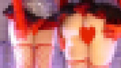 白赤コーデ、マイクロミニ3着、Tバック サンプル画像2