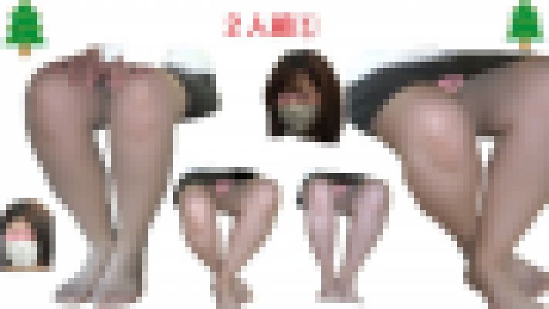 【激アツ】※顔出し※２人組のエロい脚とパ○ツ～睨みつける彼女編～ サンプル画像