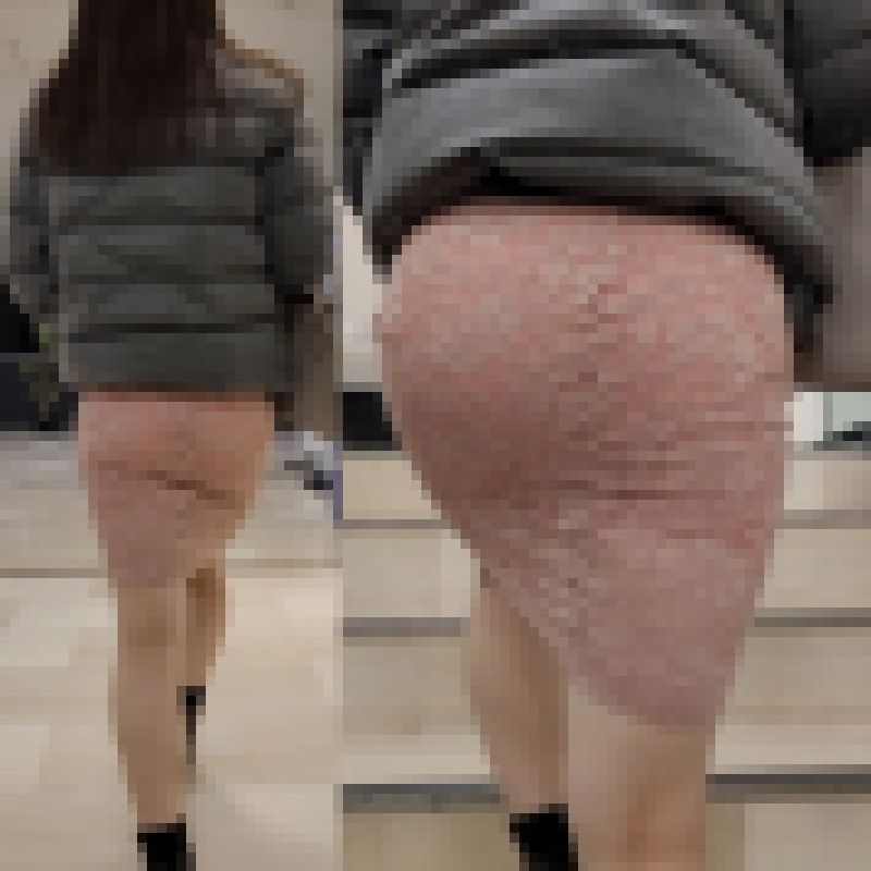 【ピンクタイスカ再び】デカ尻お姉さんのピチピチタイトスカート1 サンプル画像