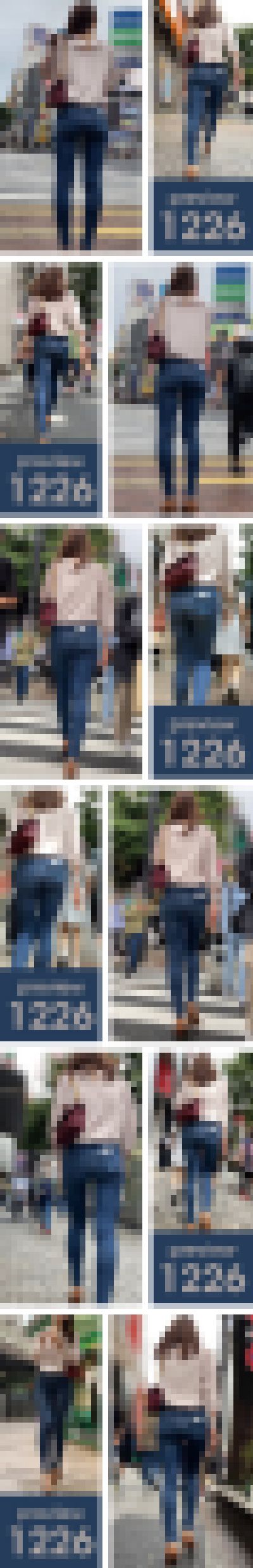 【1226】「虎穴に入らずんば虎子を得ず」とはこの事か？ピチピチスキニージーンズ女子　サンプル画像2