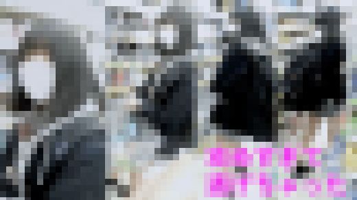 【奇跡の再会】15分越/黒ボブ幼め美少女にパンチラドッキリ　サンプル画像3