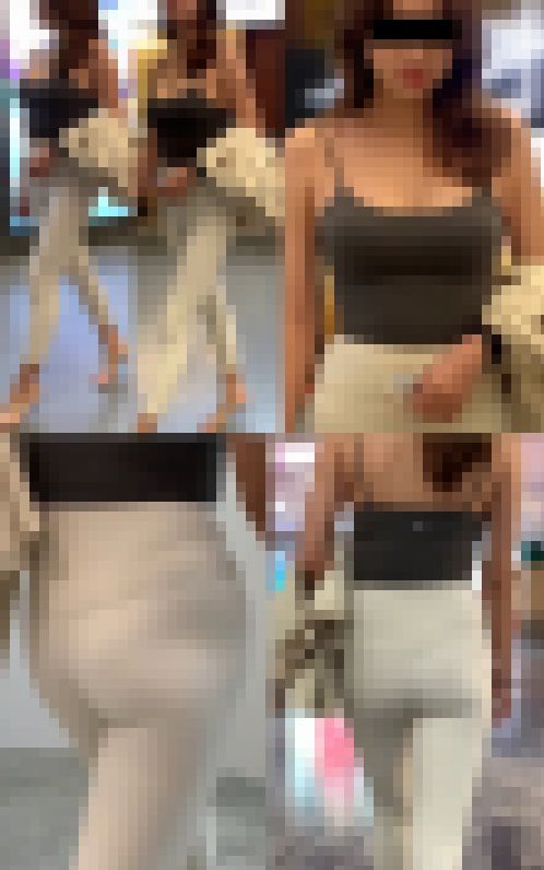 【高画質】Vol3 美人さんの巨乳の谷間とピタ尻 乳揺れ多数！　サンプル画像1