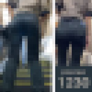 【1230】清楚系女子の肌露出面積コスパの高さは異常！ピチピチ黒スキニーパンツ女子 サンプル画像