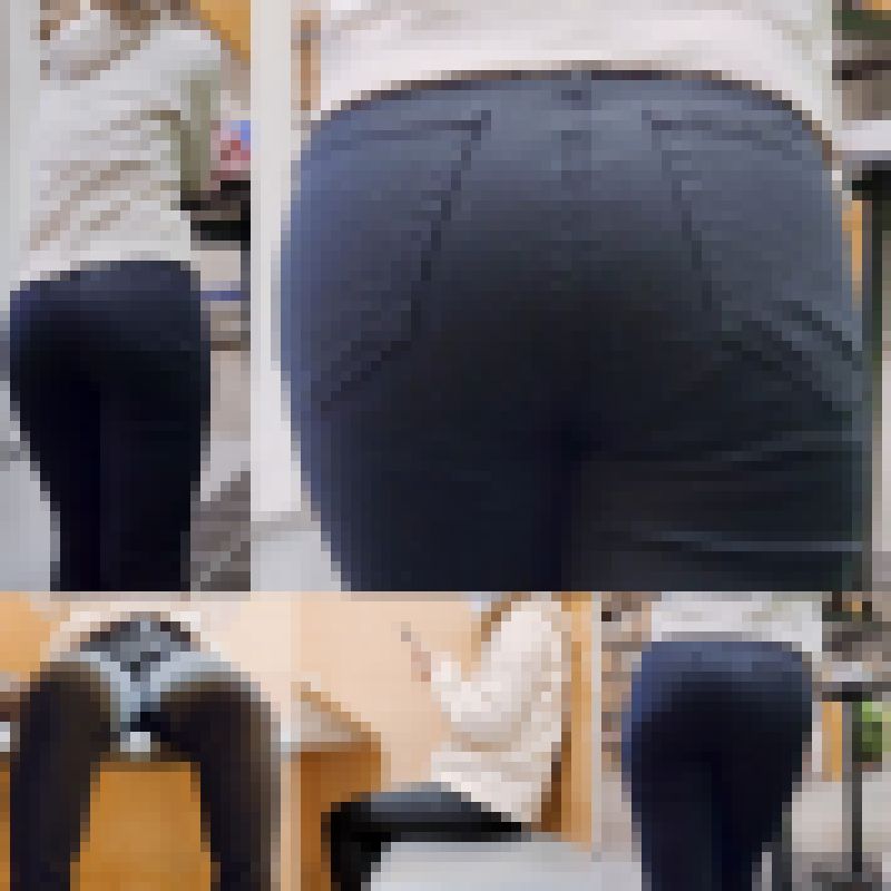 【黒パン】形のいいプリ尻2 サンプル画像