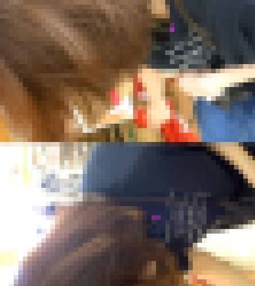 #321　前屈みお姉さんのガラ空きの胸元を執拗に狙い胸ちらゲット　サンプル画像3