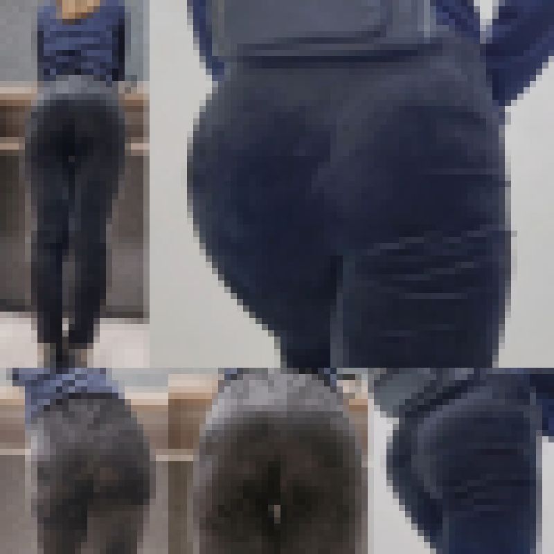 【ベロア生地パンツ】ムチっとしたお尻の女の子3 サンプル画像