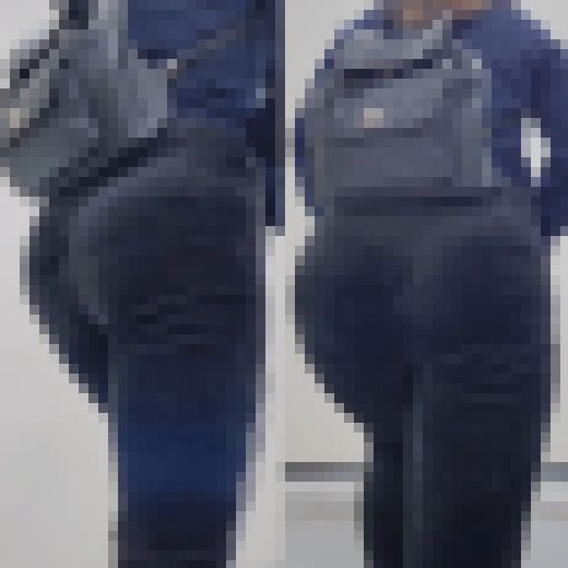 【ベロア生地パンツ】ムチっとしたお尻の女の子3　サンプル画像1