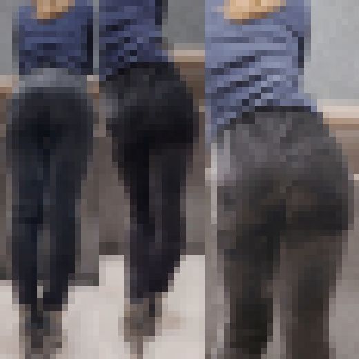 【ベロア生地パンツ】ムチっとしたお尻の女の子3　サンプル画像2