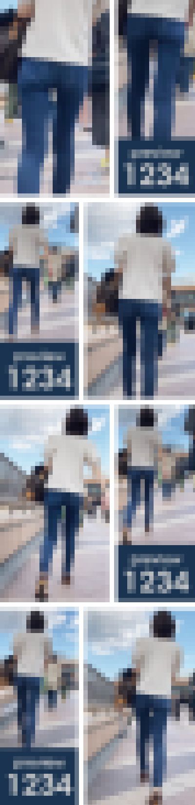 【1234】右シワ左シワ交互に見て！右P線左P線交互に見て！う～ん…語呂が悪い！ピチピチスキニージーンズ女子　サンプル画像1