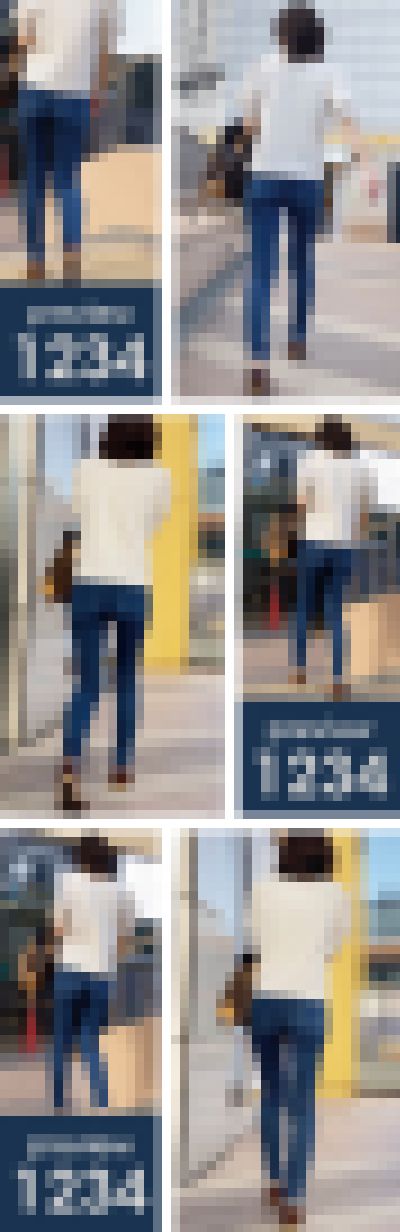 【1234】右シワ左シワ交互に見て！右P線左P線交互に見て！う～ん…語呂が悪い！ピチピチスキニージーンズ女子　サンプル画像3