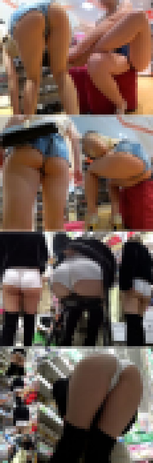 【超高画質】オムニバス尻ーズ(12)「ショーパン編」2名収録　お姉さん＆ギャルの下尻比べ♪　サンプル画像3