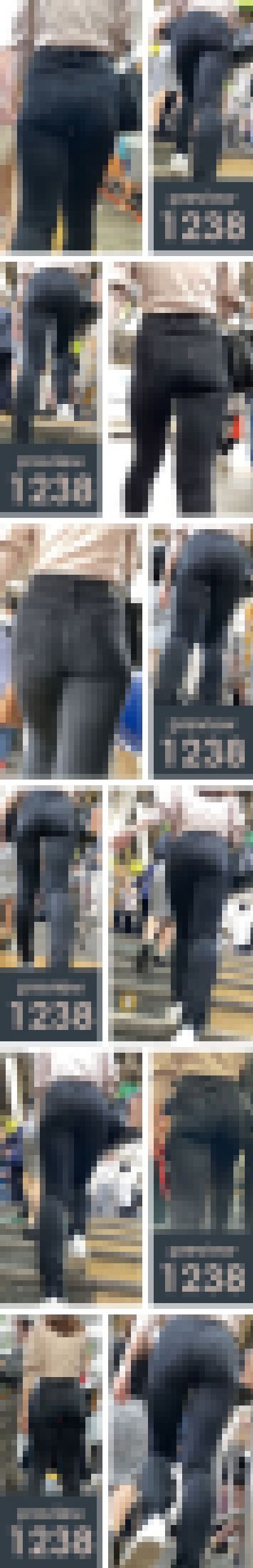 【1238】黒のリーバイスだから最高なんじゃなくて美尻だから最高なんです！ピチピチ黒スキニージーンズ女子　サンプル画像2