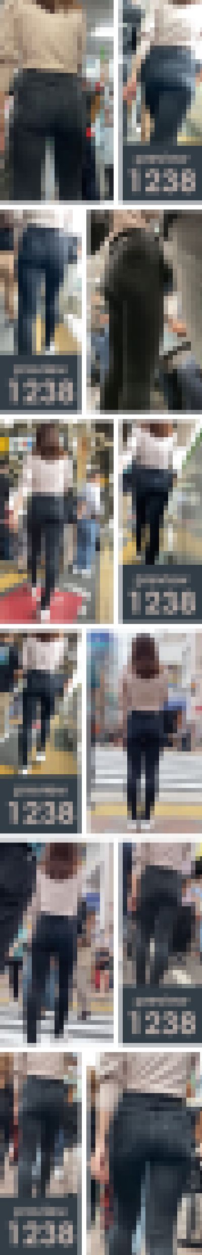 【1238】黒のリーバイスだから最高なんじゃなくて美尻だから最高なんです！ピチピチ黒スキニージーンズ女子　サンプル画像3