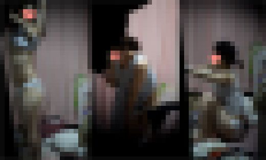 あそこを触った手を臭いを確かめる美女！美しい桃尻に興奮します　サンプル画像2