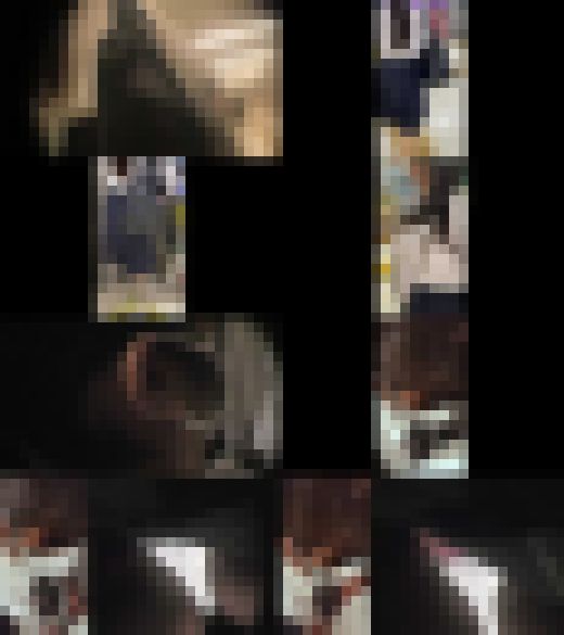 [痴漢盗撮/制服K]足の付け根までパンツを下ろされて後ろから手マンされる黒髪制服K。乳首も露出。　サンプル画像1