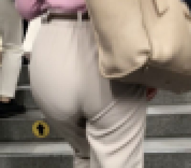 お尻の形パンティの形丸わかりスキニーパンツOLさん サンプル画像