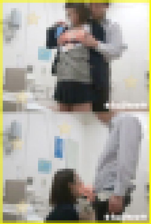 いやらしい下着のエロ可愛いJ☆ちゃんと座位やバックでハメてはしゃぶらせ最後は口内発射!【素人★青春のあやまち 24番】 サンプル画像1