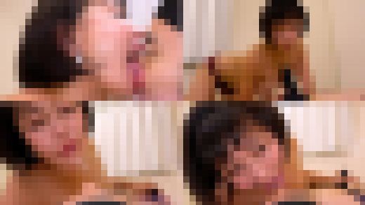 【舌フェチ唾フェチ】明里ともかのエロ長い舌でたっぷり顔舐め鼻舐め＆手コキプレイ　サンプル画像1