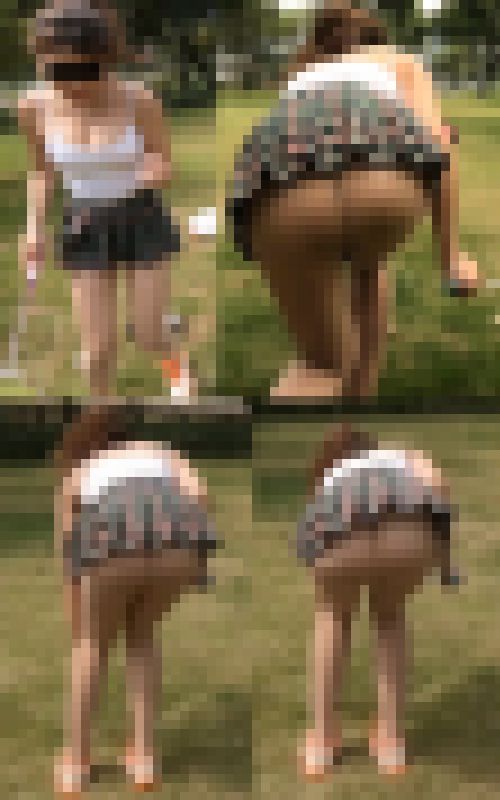 【高画質】バドミントンでパンスト巨乳さんお尻丸出し！　サンプル画像2