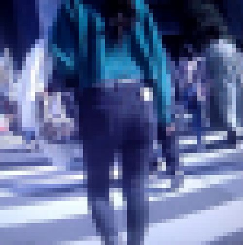 企業の受付してそうな美人お姉さんがスキニーデニム履いて超デカ尻パンパンにさせて歩いてるよ サンプル画像