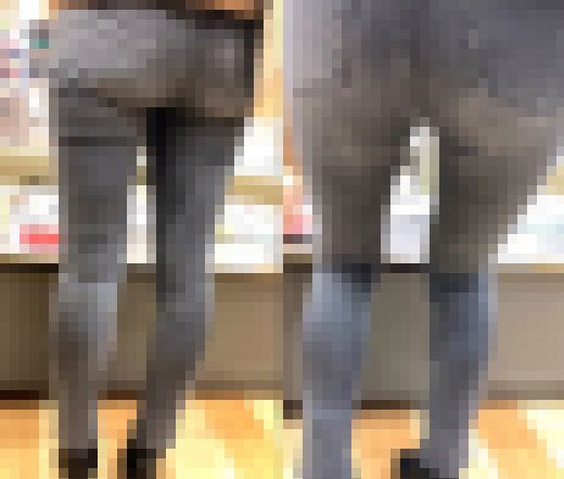 最高レベルの美脚美尻グレースキニー 真後ろの下半身オンリー【街中風景038】　サンプル画像2