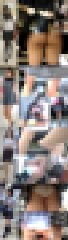 【4人SET】逆さの瞬間（めくり,お尻タッチ,Tバック,P撮15発）12,31,57,66　サンプル画像1