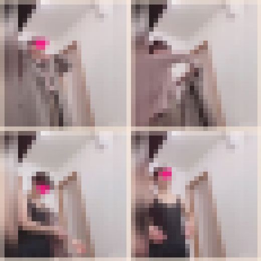 【ジム更衣室／盗撮】隠しカメラに気づかずに無防備に着替える美女を隠し撮り　サンプル画像1