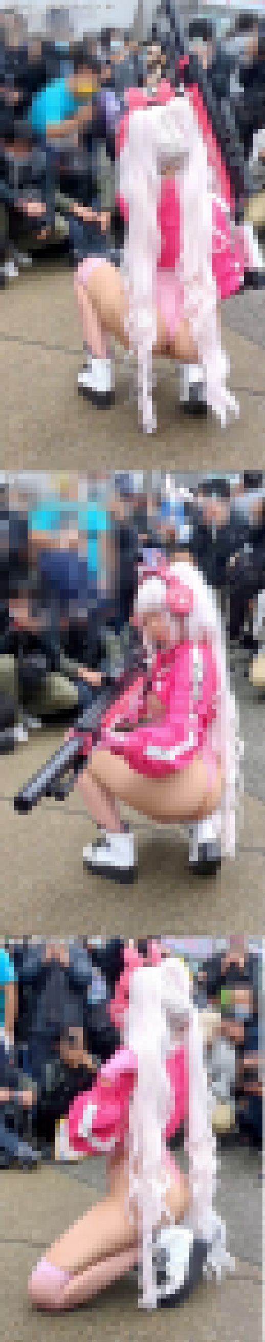 【デカ尻丸見え♡】オカズになります勝利の女神レイヤー！騎乗位ポーズで尻穴見えちゃう大ピンチ！？【ケツデカ女ϖ　サンプル画像3