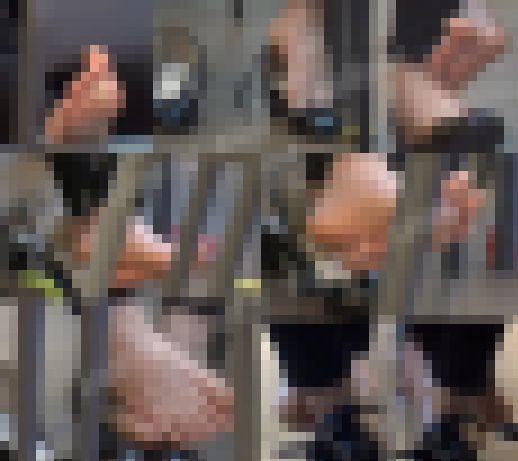 【フルHD動画】待合用ベンチでストラップパンプス脱ぎ　サンプル画像1