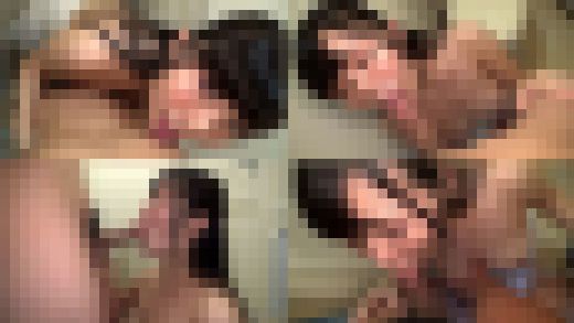 個撮)Gカップ美巨乳大●生【絶妙！ひょっとこバキューム】イクまで止めない高速ピストンフェラ【口内発射】　サンプル画像2