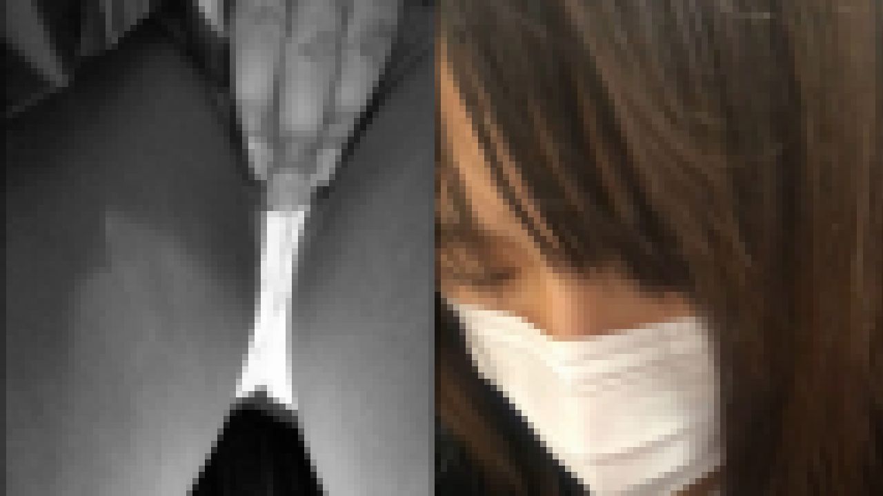素人痴漢日記２０TRAIN目★黒のダウンジャケット女子の生態 サンプル画像