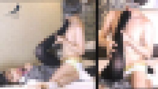 【最終】【黒タイツ制服OL★事務サンダル】【ディルド】【フェラ&イラマ】【ベロキス】タイツ美女の足指を舐めつくす!ゆり25才後編 サンプル画像1