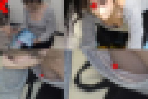 【胸チラ】学校先生の卵！実習生の無防備な胸元を完全激写‼【救命講習32】　サンプル画像1