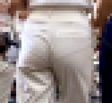 ロン爺の４Ｋピタパン女576　めちゃくちゃ透けてるお姉さんとその友達の巨乳姉さん サンプル画像