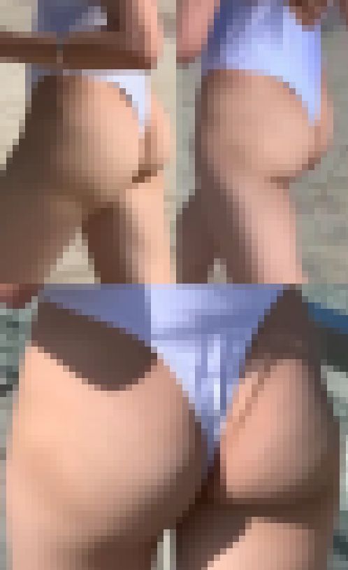 高画質 海水浴場のとんでもないハイレグ９！激しい食い込み美尻　サンプル画像3