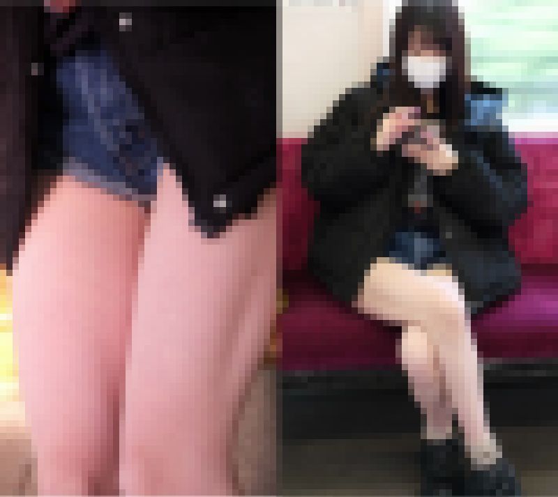 えげつない質感生脚を対面でじっくり見せてくれるJD サンプル画像