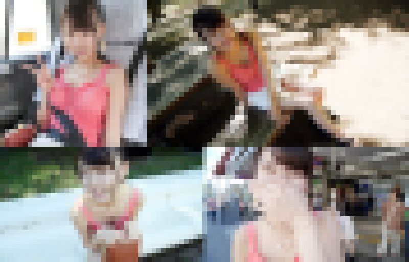 【個人撮影】【街撮り】巨乳の女の子と『とびっこ』仕込みお散歩～お店のトイレでフェラ抜き♡ 〈素人〉 サンプル画像