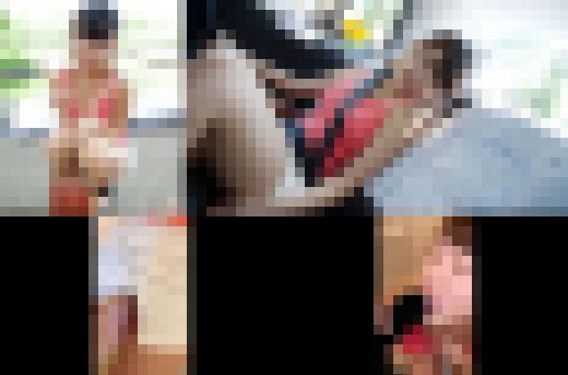 【個人撮影】【街撮り】巨乳の女の子と『とびっこ』仕込みお散歩～お店のトイレでフェラ抜き♡ 〈素人〉　サンプル画像3