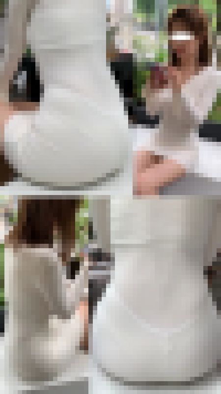 高画質 極上美人のタイトミニの透けパン・デカ尻３　サンプル画像2
