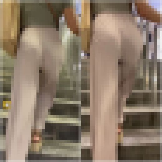 《４K・高画質》「パンティーの食い込みが気になる様子　透け感も抜群のエロギャル」　サンプル画像2