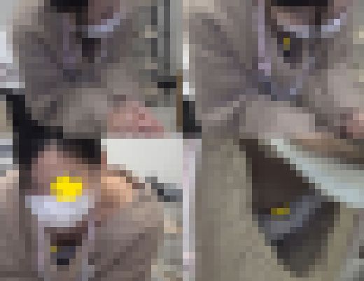 【#47 陶芸体験中の胸チラ】朝ドラヒロイン系美女の待望ピンク乳首を激写!!他4名お姉さん　サンプル画像2