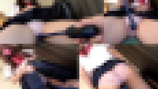 17時間着用【個人撮影】真面目でお上品な桃色のレース柄パンツちゃん_私立女子校②※初めての中イキ姿を収録　サンプル画像2