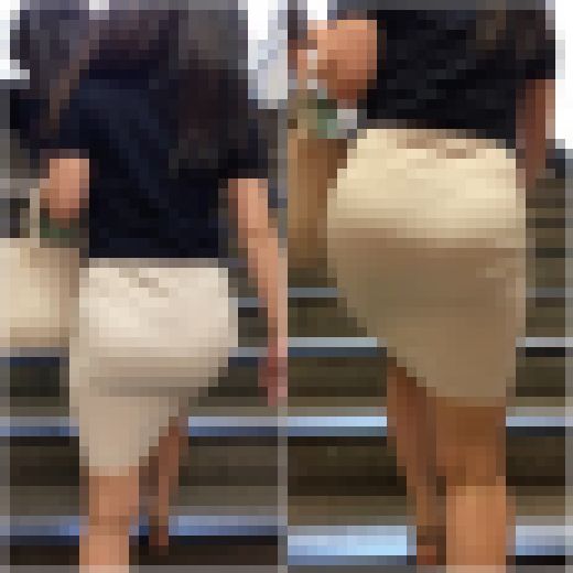 「Tバックで出社するキャリアウーマン」　サンプル画像2