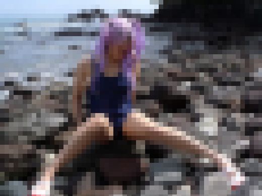 ◆素人投稿動画 ◆フルハイビジョン(FHD)高画質 バスト103cm爆乳コスプレイヤーさんに海辺で中に出しまくり！ 【Part.　サンプル画像3