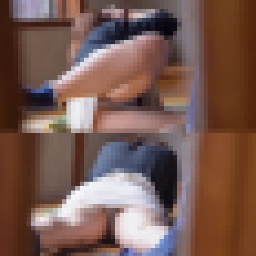 [4K]【民宿のお客さんを隠し撮り7】旅行好きOLさんのむっちり太腿＆お尻と誘惑の染みつきパンチラ 後編　サンプル画像1